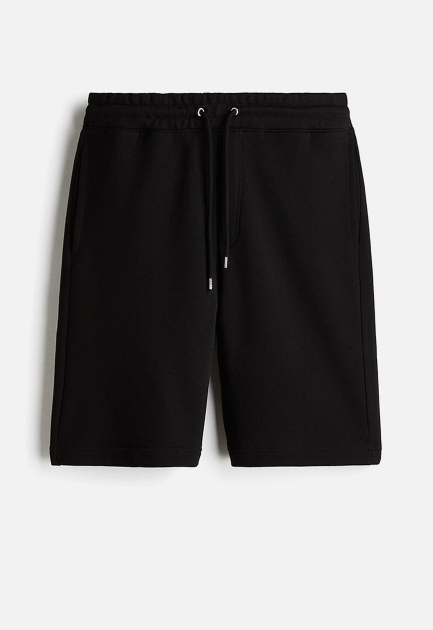 H&M - Relaxed fit shorts - black