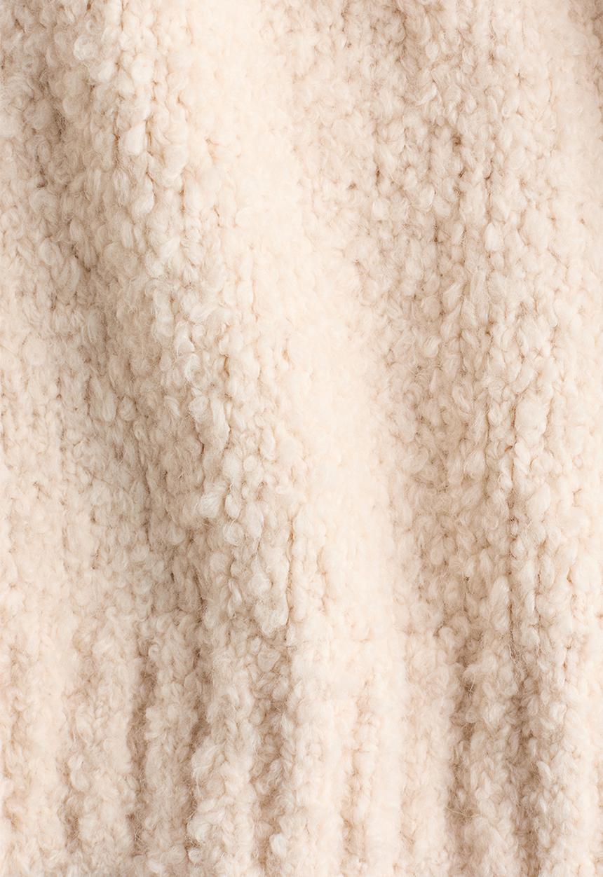 H&M - Oversized collared jumper - light beige