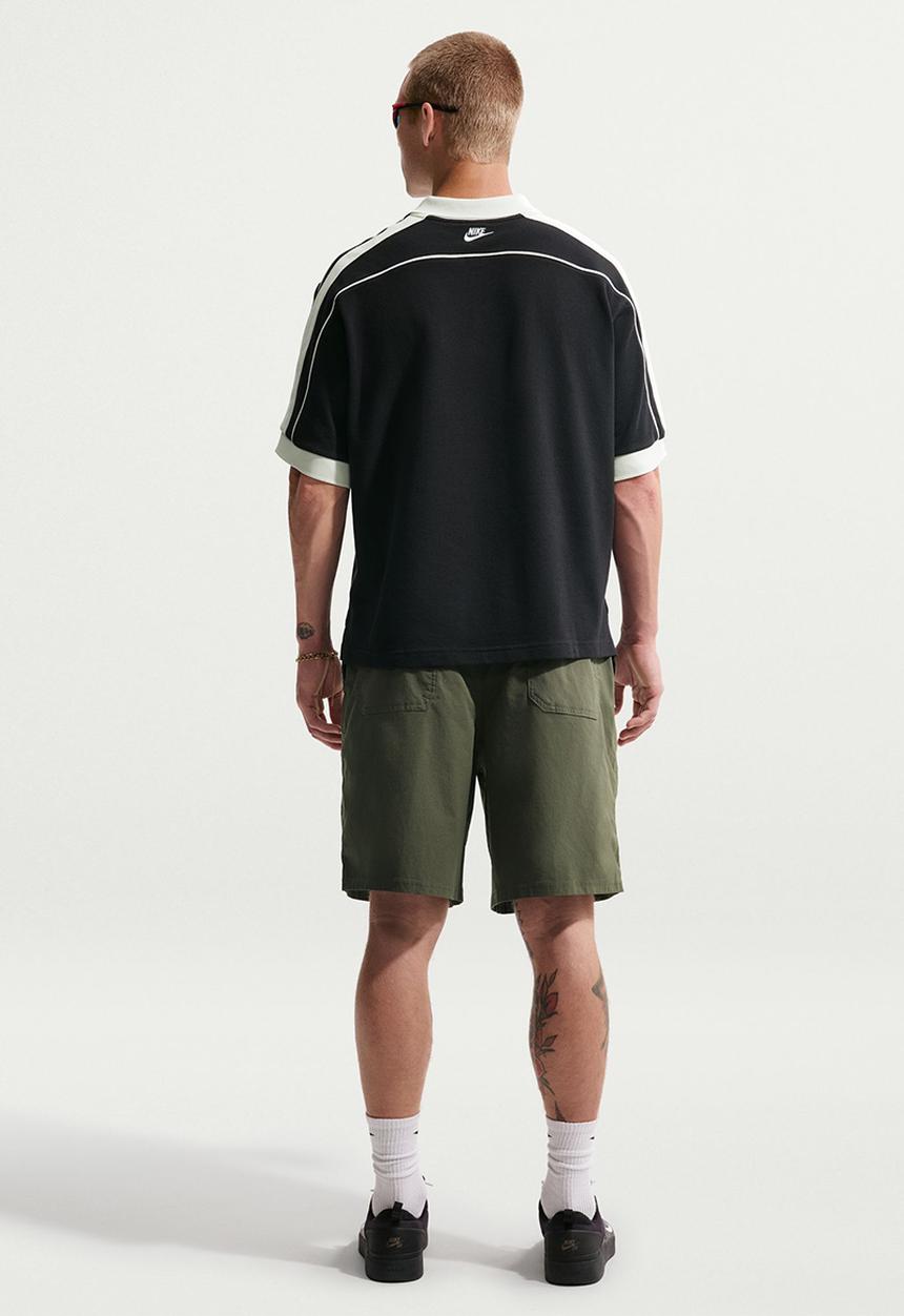 Nike - NSW Club Oversized Short-Sleeve  Futbol Polo - Black