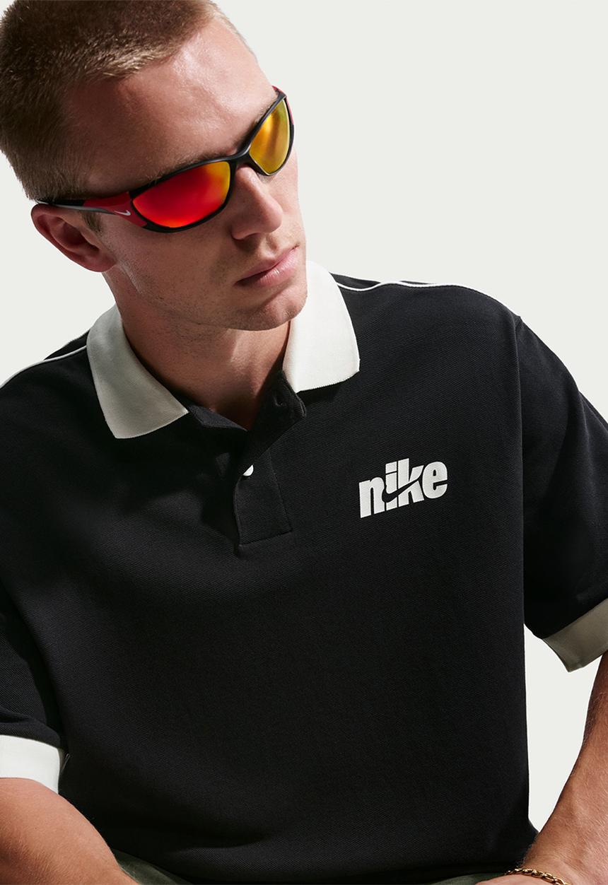 Nike - NSW Club Oversized Short-Sleeve  Futbol Polo - Black