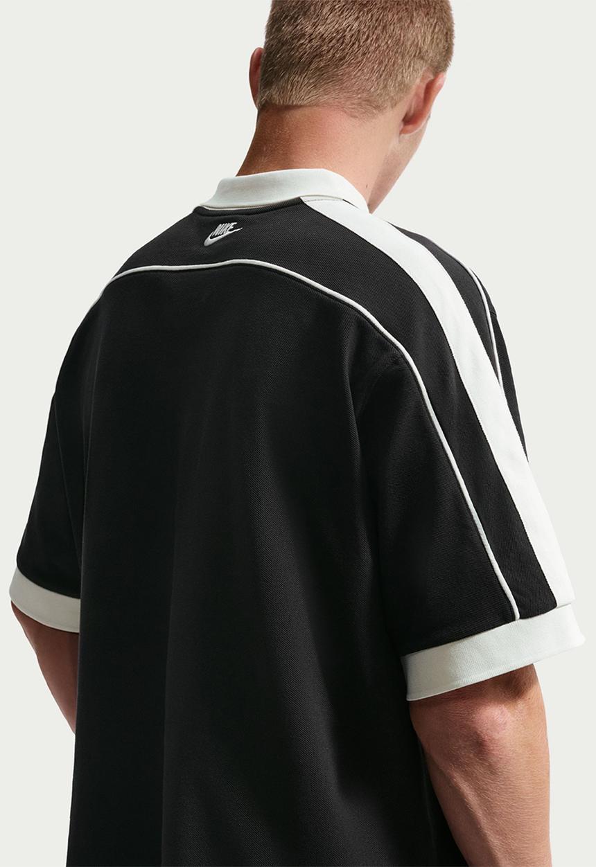 Nike - NSW Club Oversized Short-Sleeve  Futbol Polo - Black