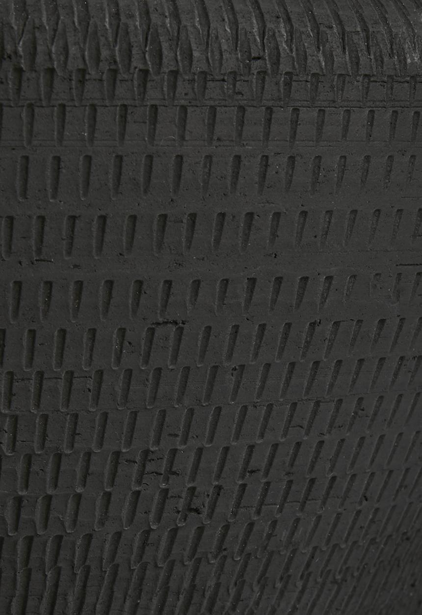 Sixth Floor - Palma Terracotta Vase - Black