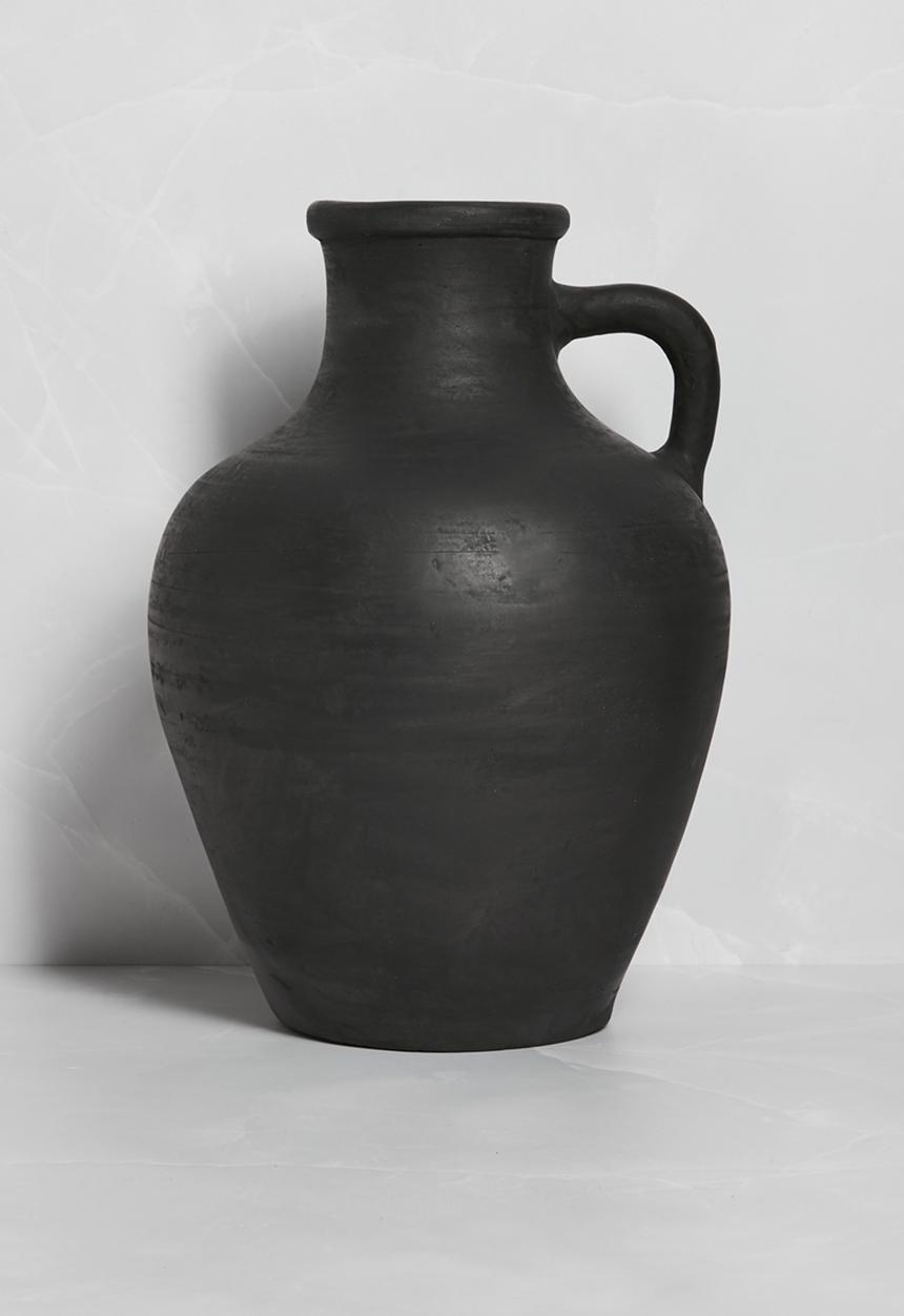 Sixth Floor - Terracotta Décor Jug - black