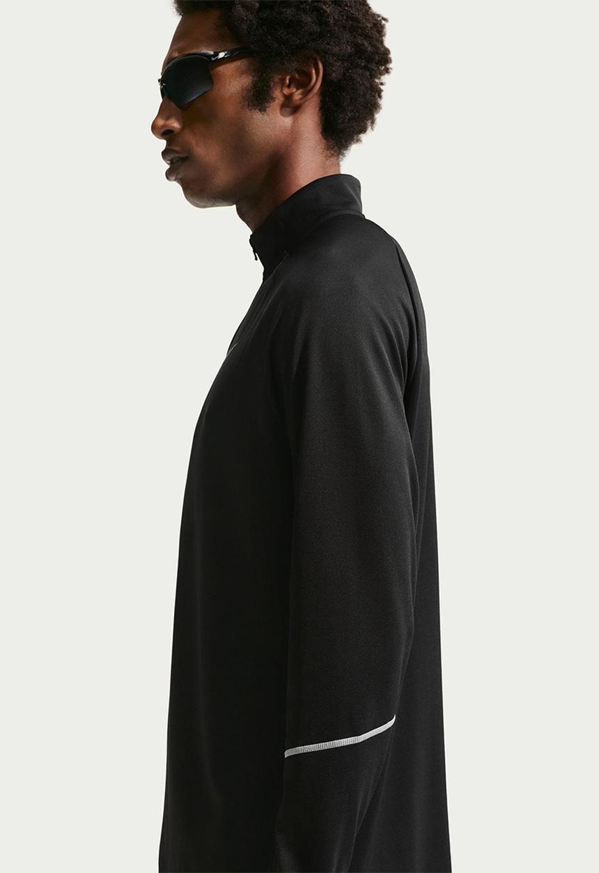 Nike - Miler  Dri-FIT 1/2-Zip Running Top - Black