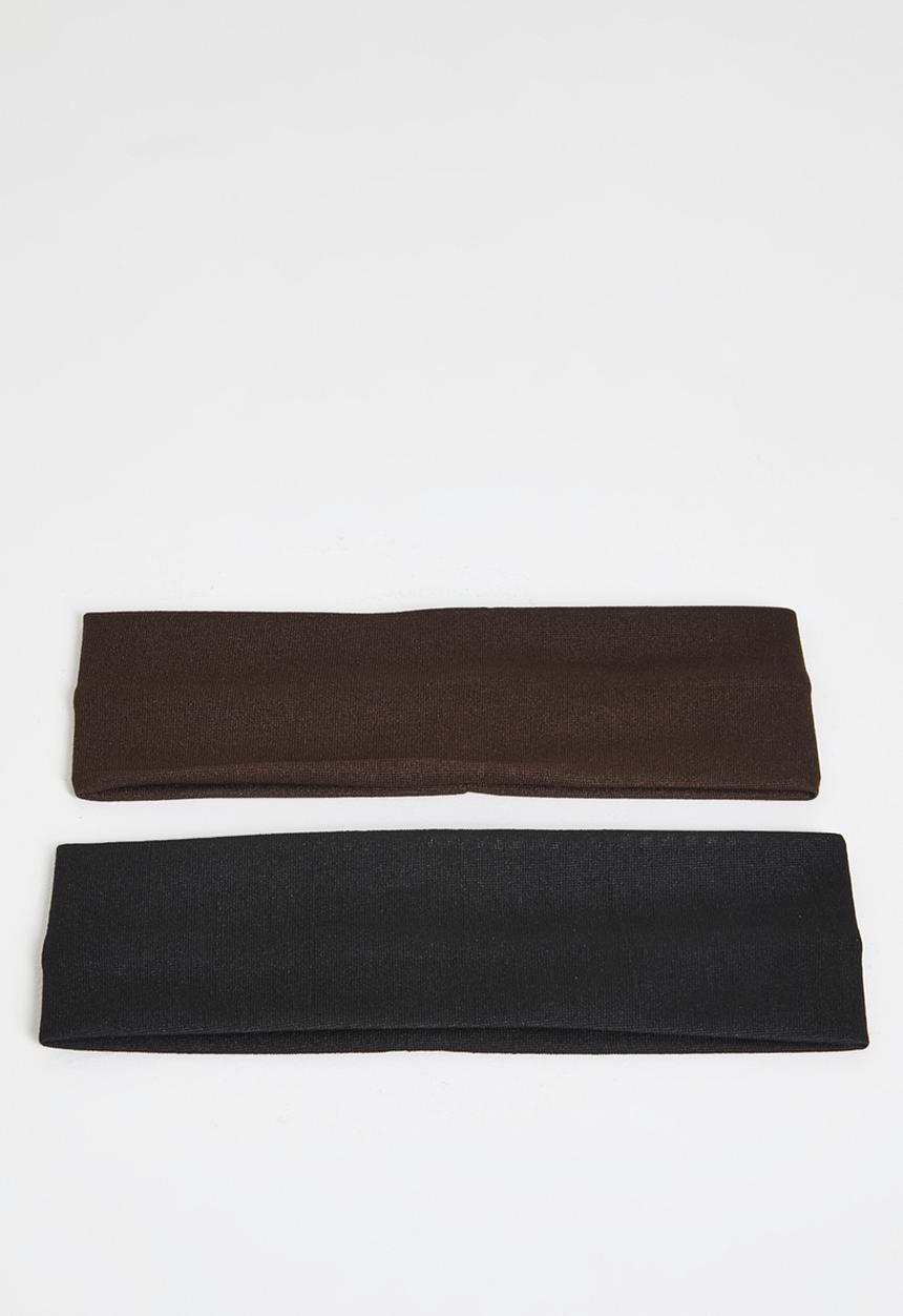 Tessa Design - Dahlia Headband Pack - Brown & Black