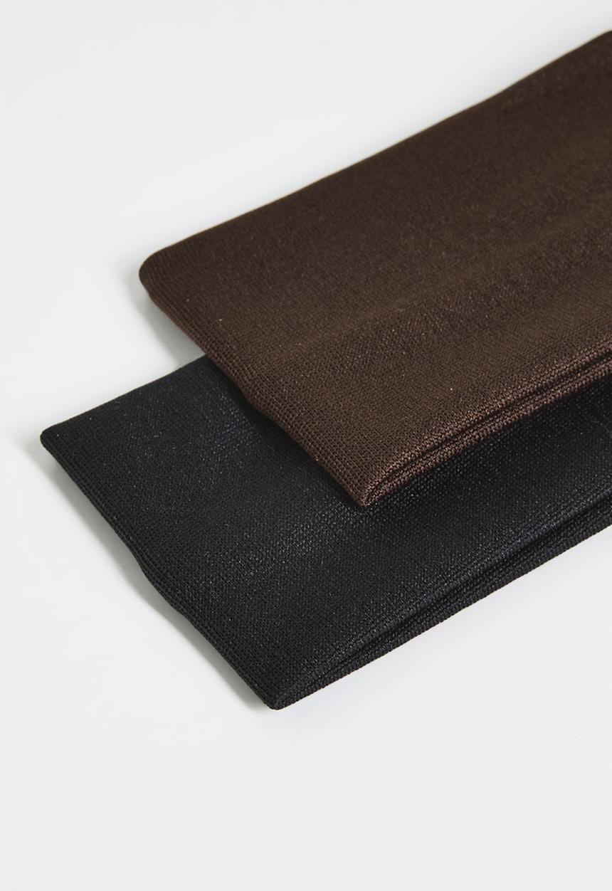 Tessa Design - Dahlia Headband Pack - Brown & Black