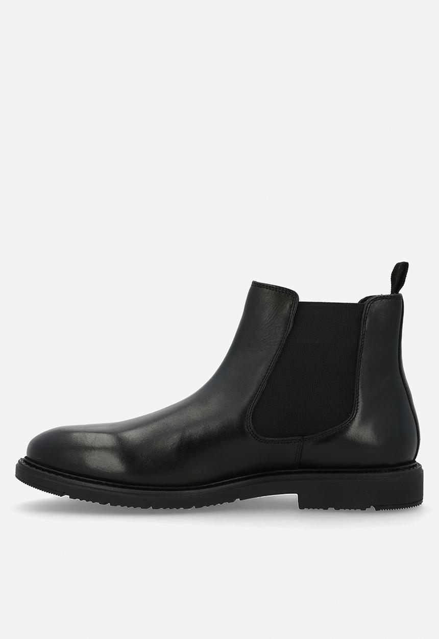 Hush Puppies - Sullivan - Black leather
