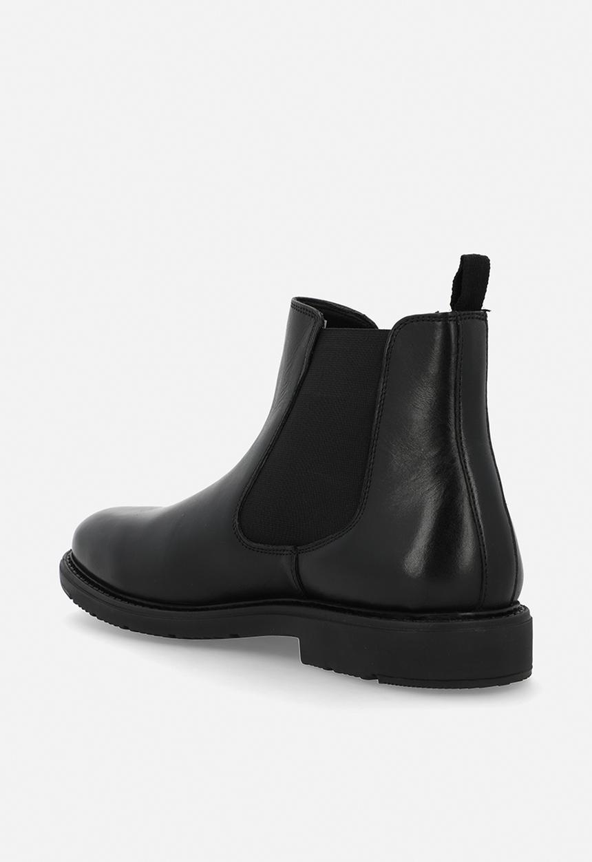 Hush Puppies - Sullivan - Black leather