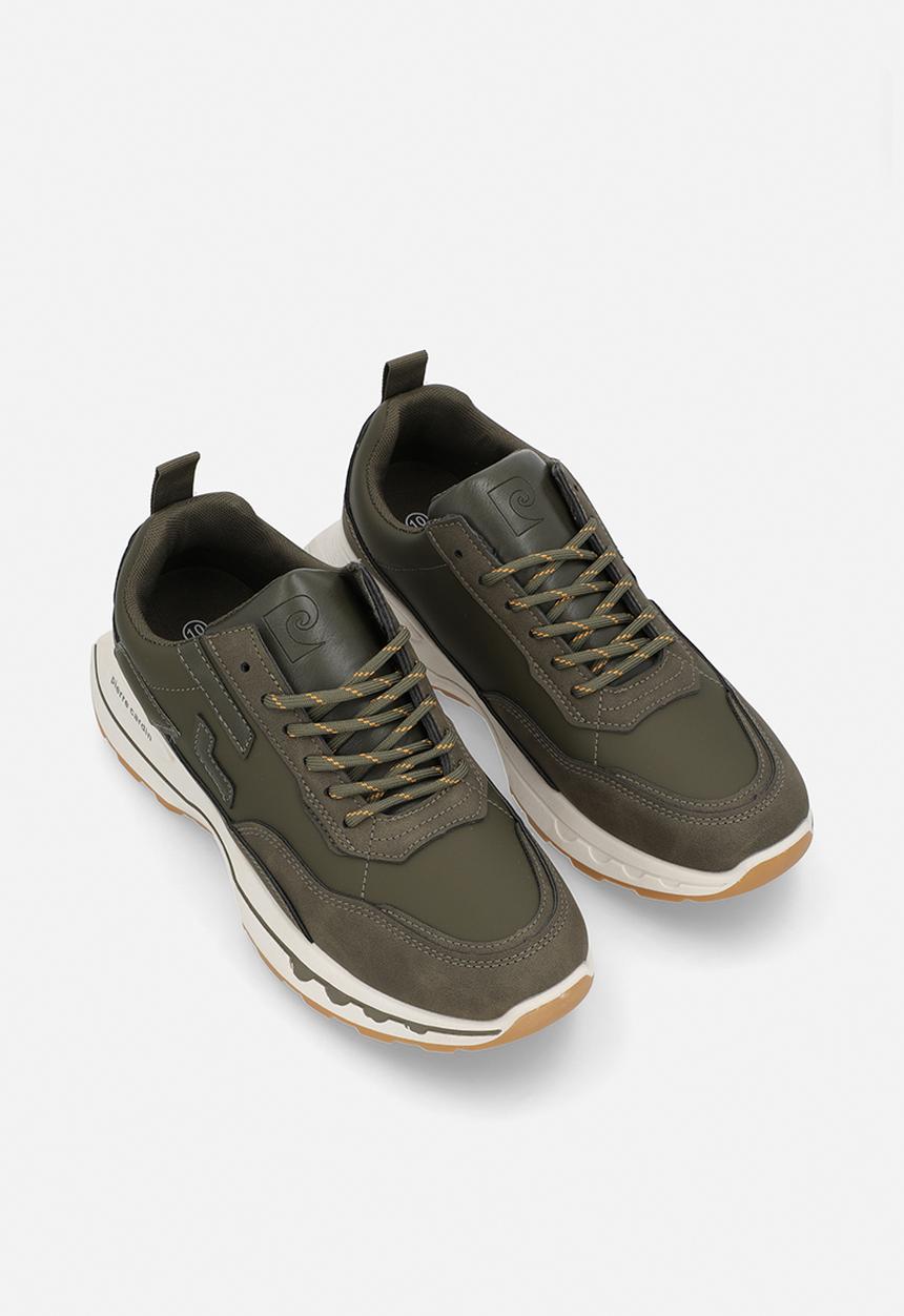 Pierre Cardin - Eithan Casual Lace Up - Olive Multi