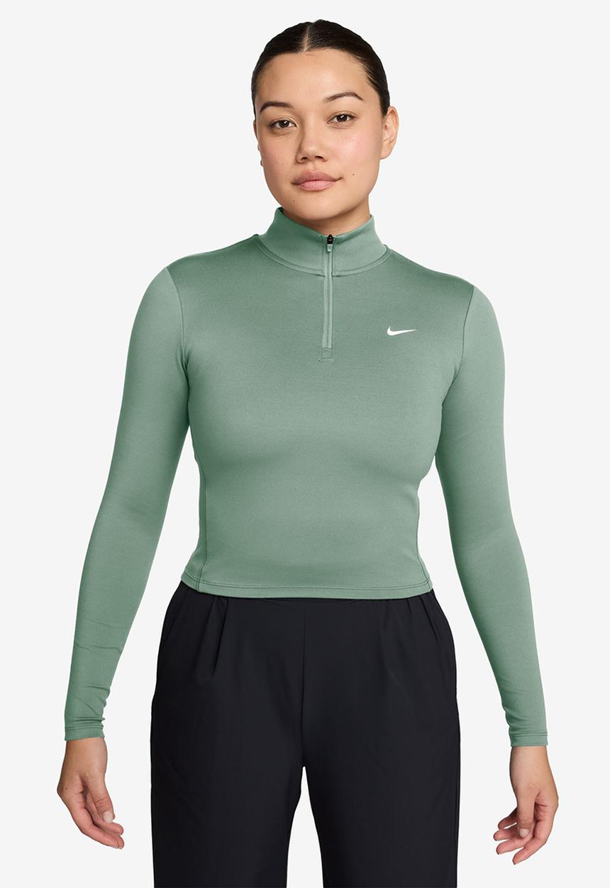 Nike - W Nk One Df Qz Fttd Mdlyr - Steam/White