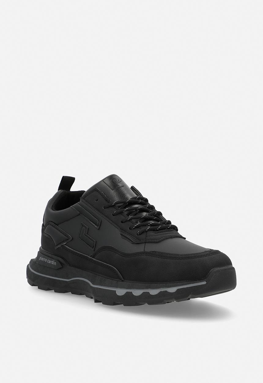 Pierre Cardin - Eithan Casual Lace Up - Black Mono
