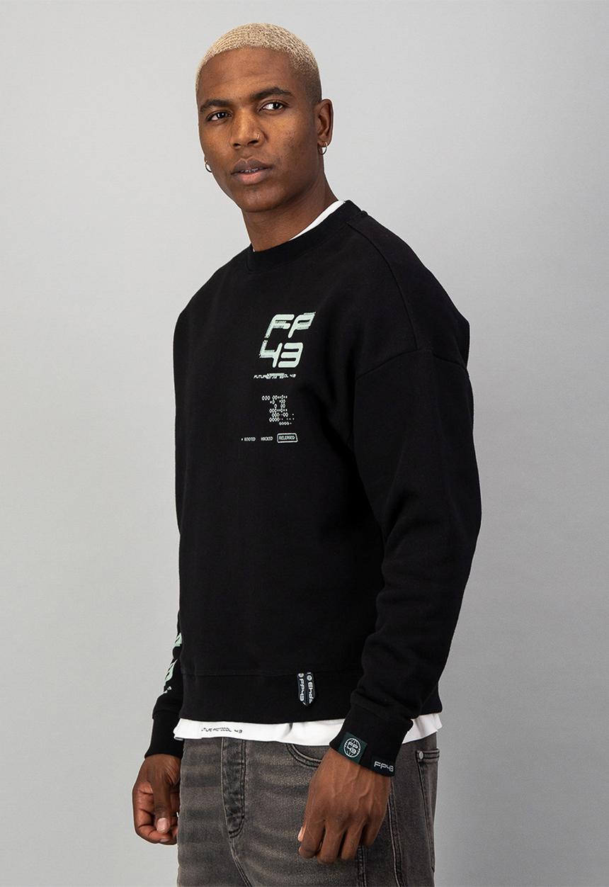 FP43 by S.P.C.C - C4RTR1DG3 Sweat  - Black
