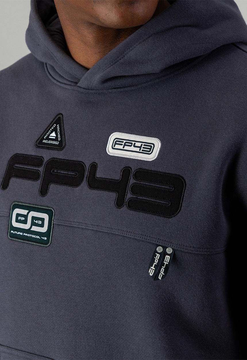 FP43 by S.P.C.C - SYST3M Hoodie  - Dark Grey