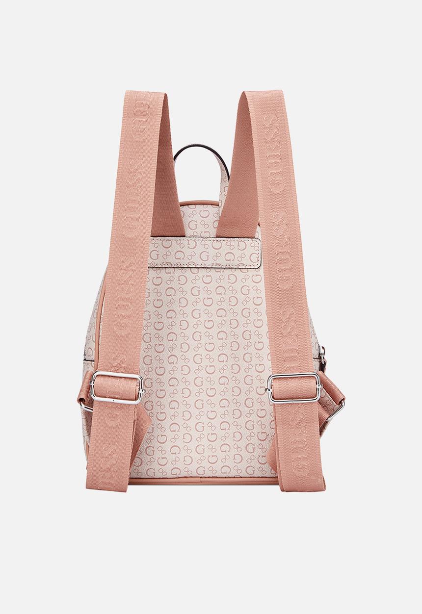 GUESS - Nessa Backpack Bag - Light Rose