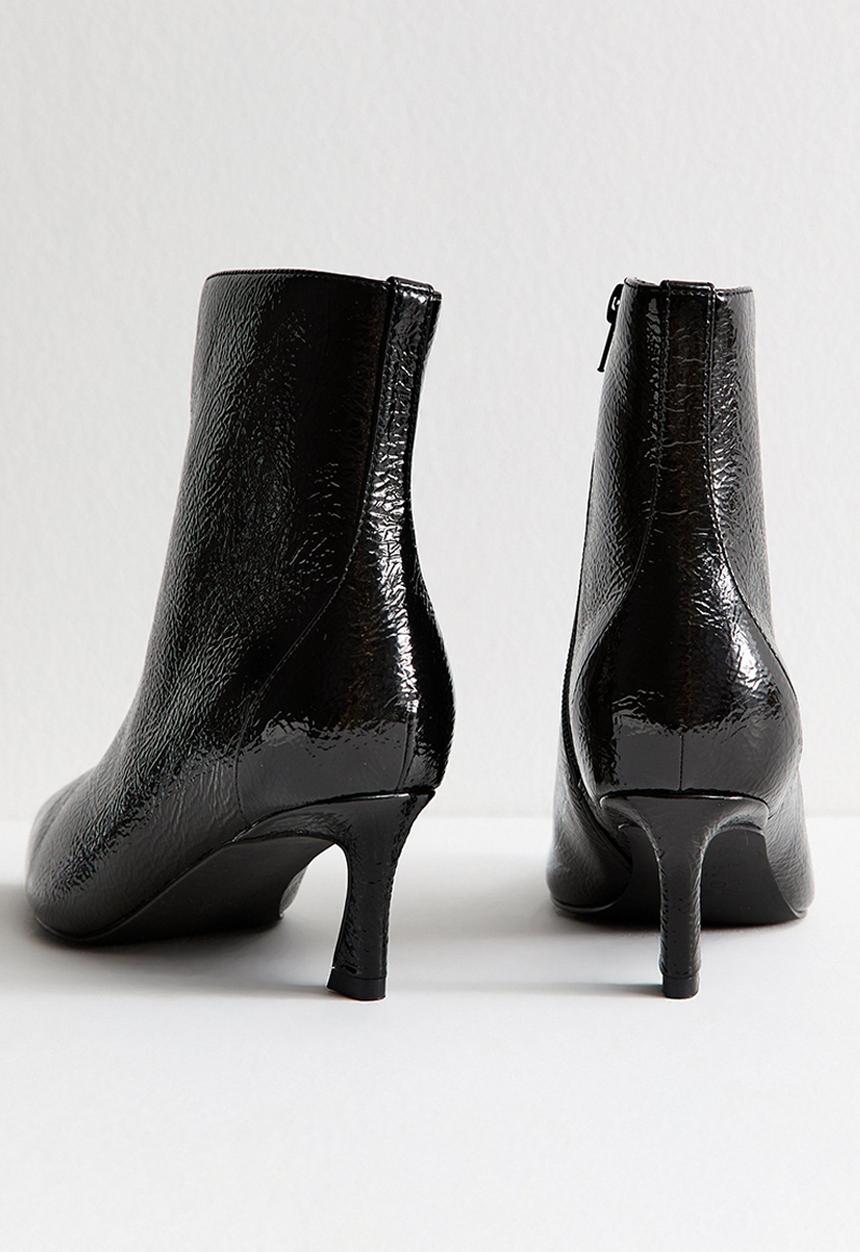 New Look - Wide fit barracuda ankle boot - black