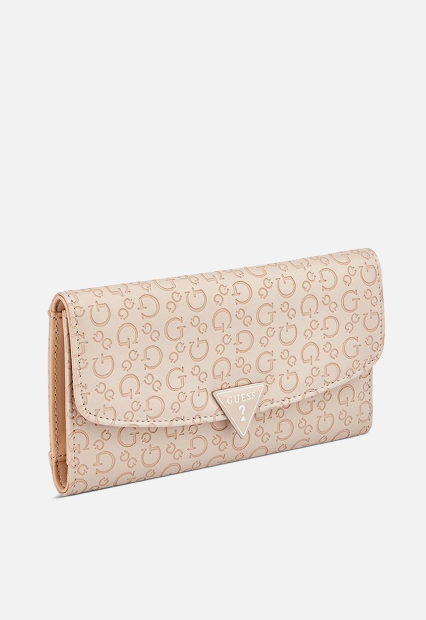 GUESS - Slg Viviette Slg Slim Clutch - Latte