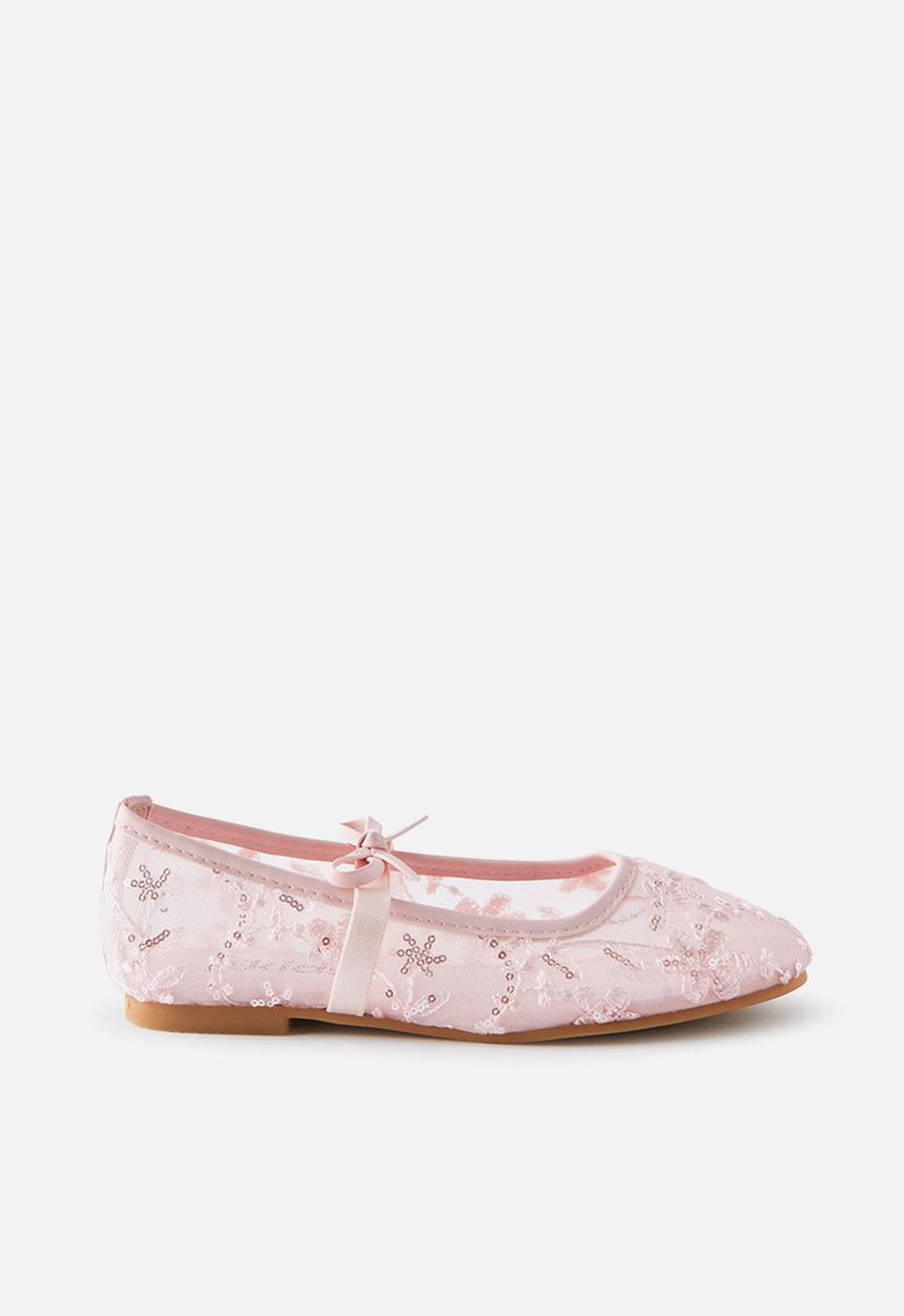 Cotton On - Olivia Ballet Flat -Zephyr/Embellished Mesh