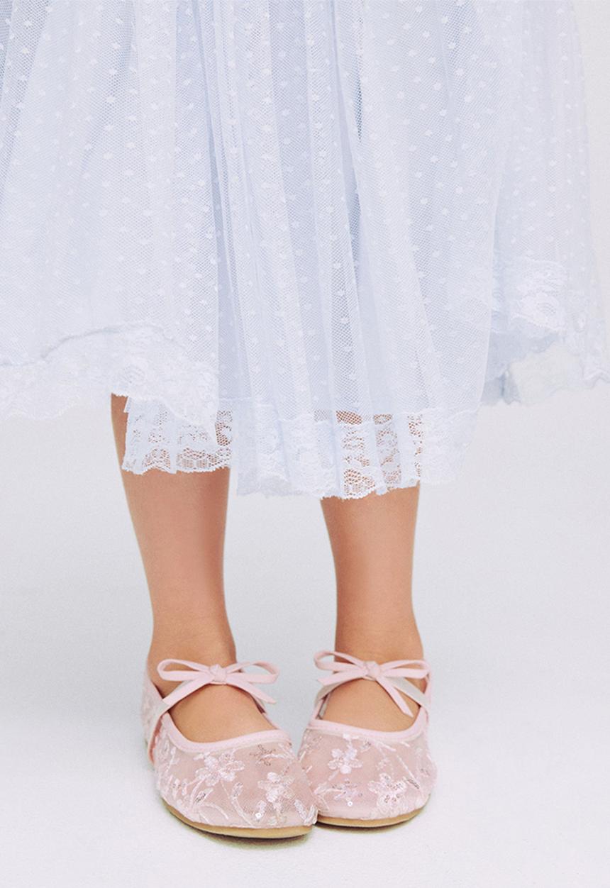 Cotton On - Olivia Ballet Flat -Zephyr/Embellished Mesh