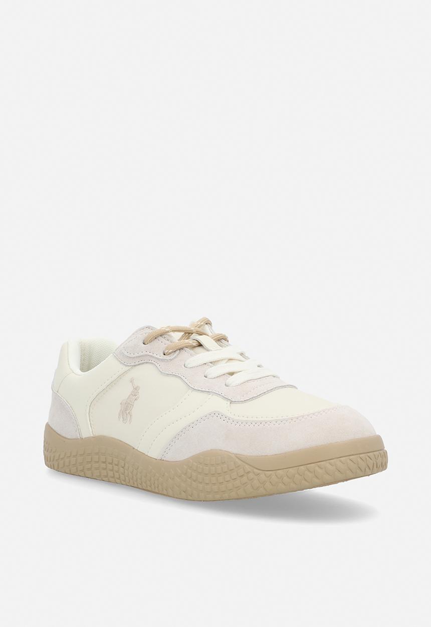 POLO - Double lace colour block sneaker - stone