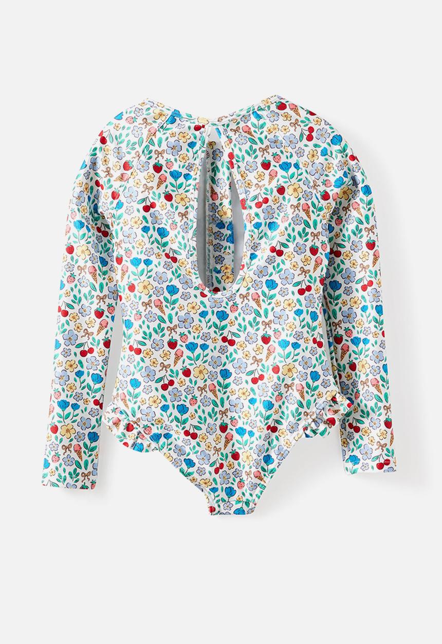 Cotton On - Lydia Low One Piece - Vanilla/Ditsy Daisy