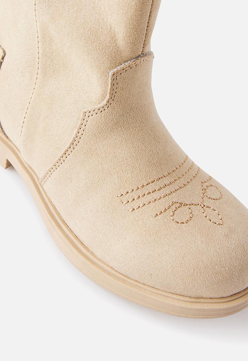 Cotton On - Boho Western Boot -Semolina