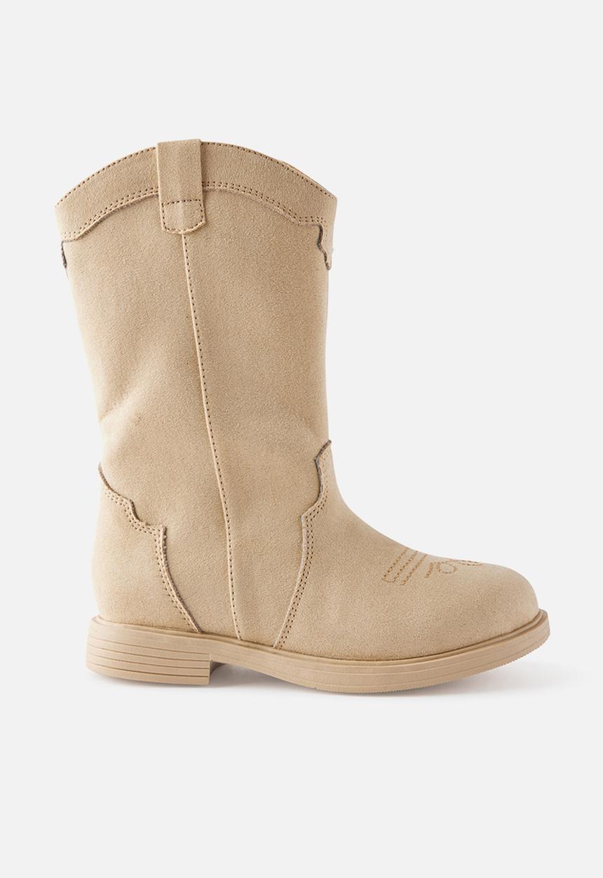 Cotton On - Boho Western Boot -Semolina