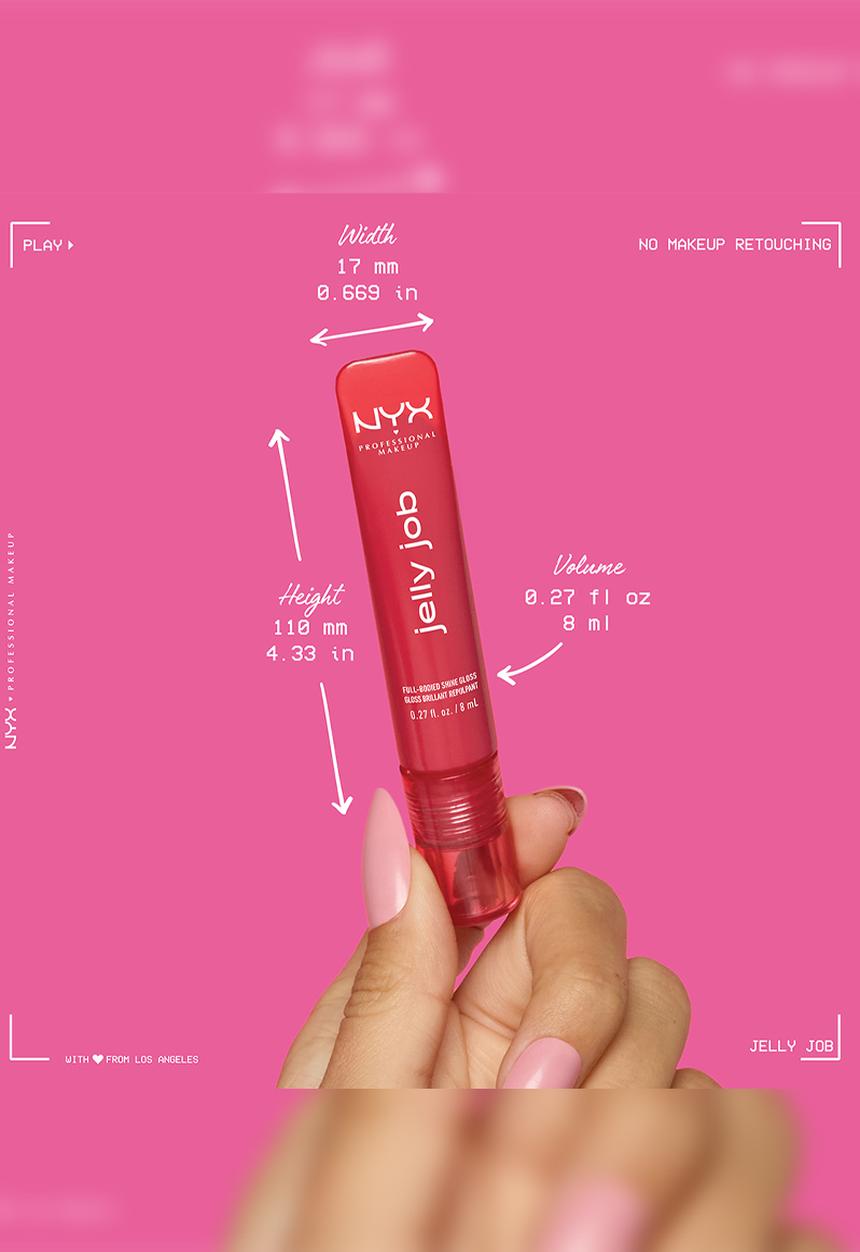 NYX Professional Makeup - Jelly Job Lipgloss - Just Jelly 01