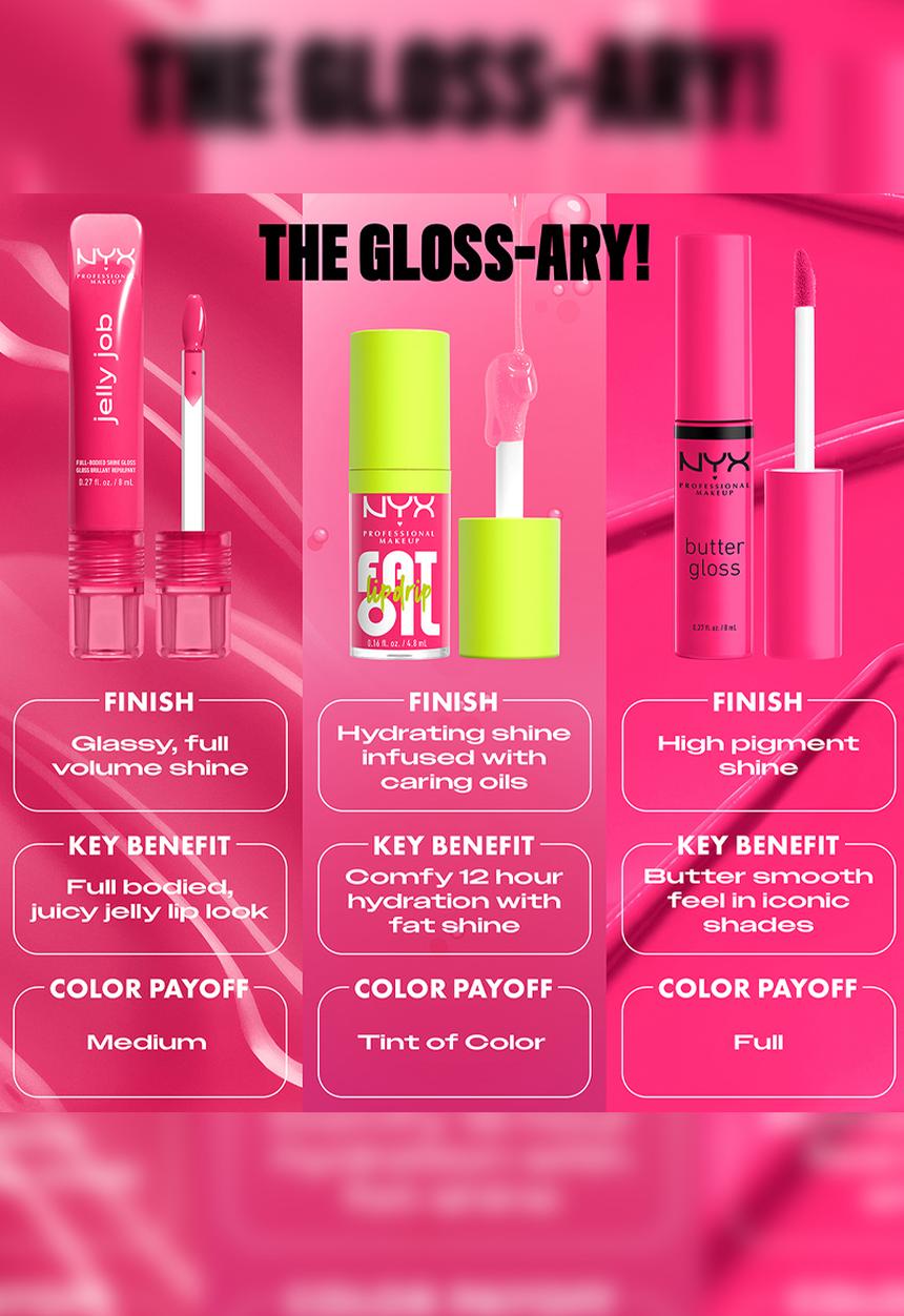 NYX Professional Makeup - Jelly Job Lipgloss - Jelly Filled 06