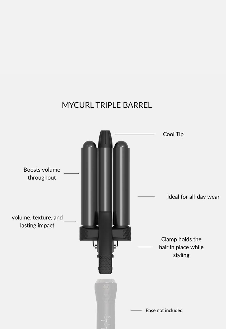 Veaudry - myCurl Interchangeable Triple Barrel
