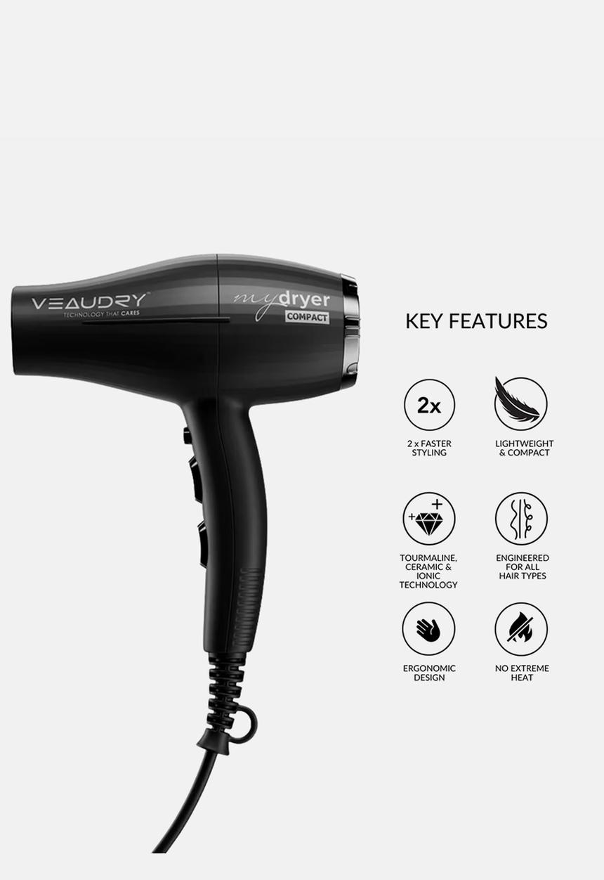 Veaudry - myDryer Compact Hair Dryer - Black