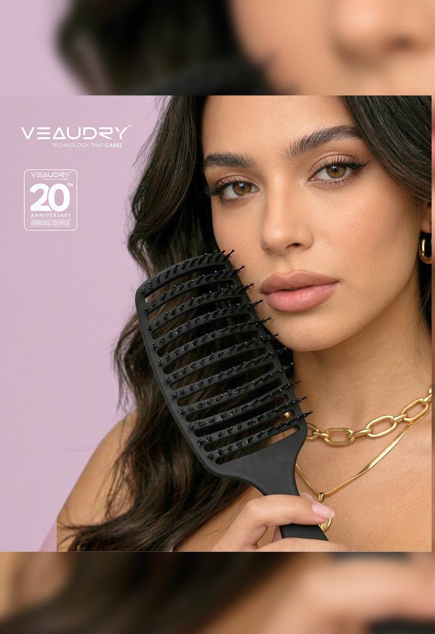 Veaudry - myDetangler Pro Hair Brush - Black