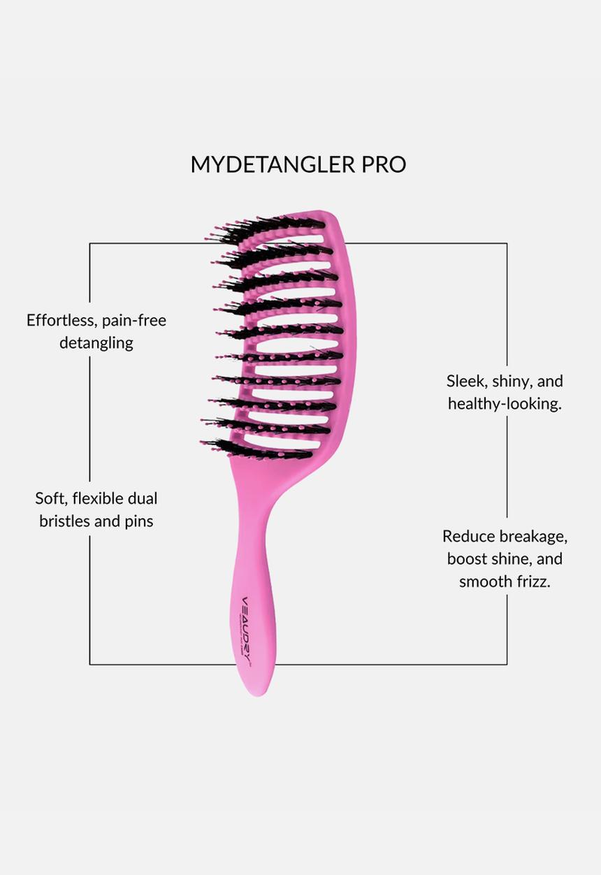 Veaudry - myDetangler Pro Hair Brush - Pink