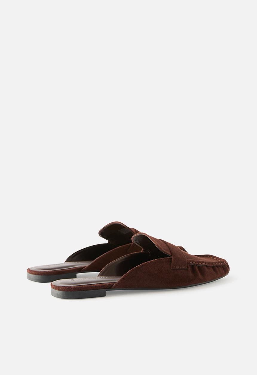 Cotton On - Taylor Loafer Mule - choc texture.