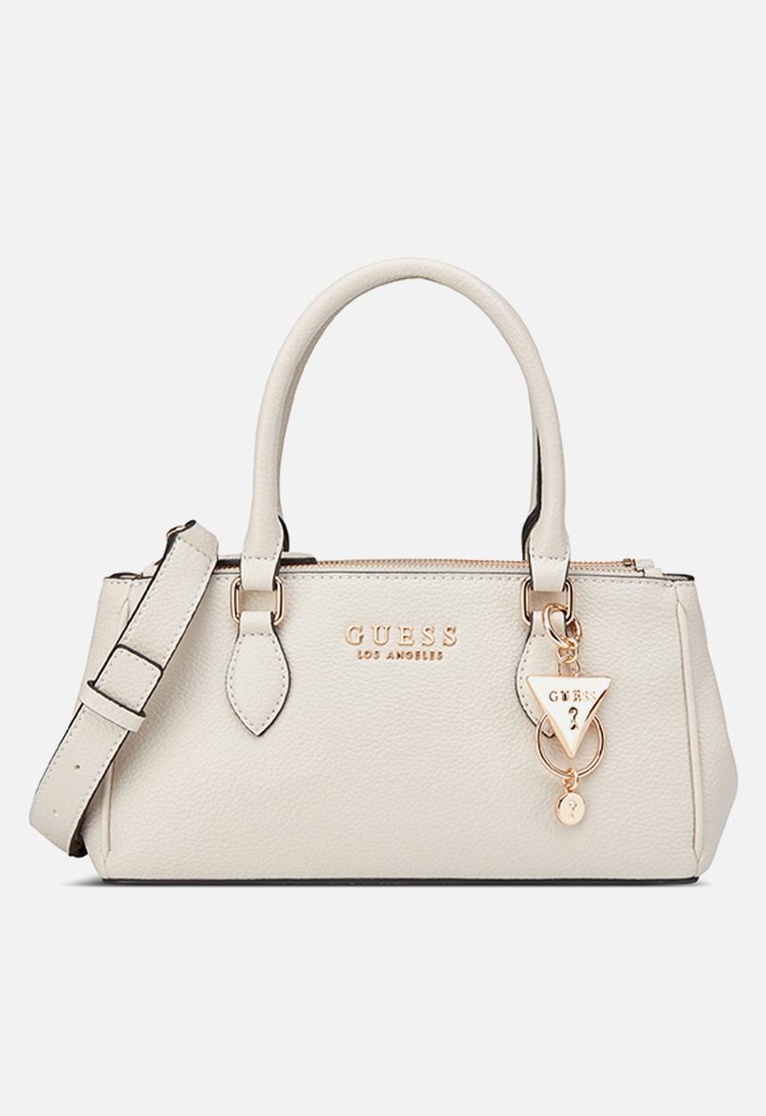 GUESS - Claudia Satchel Bag - Stone