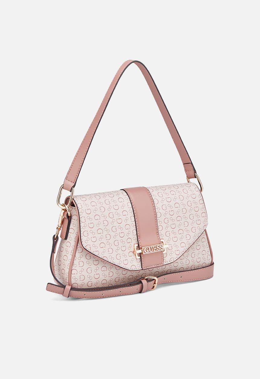 GUESS - Erika Flap Crossbody Bag - Light Rose