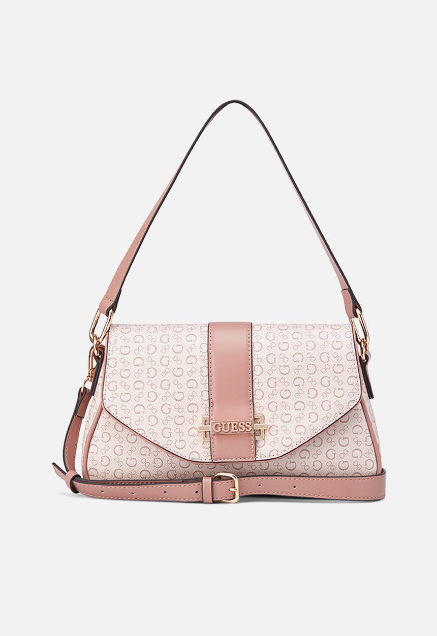 Erika Flap Crossbody Bag-Light Rose