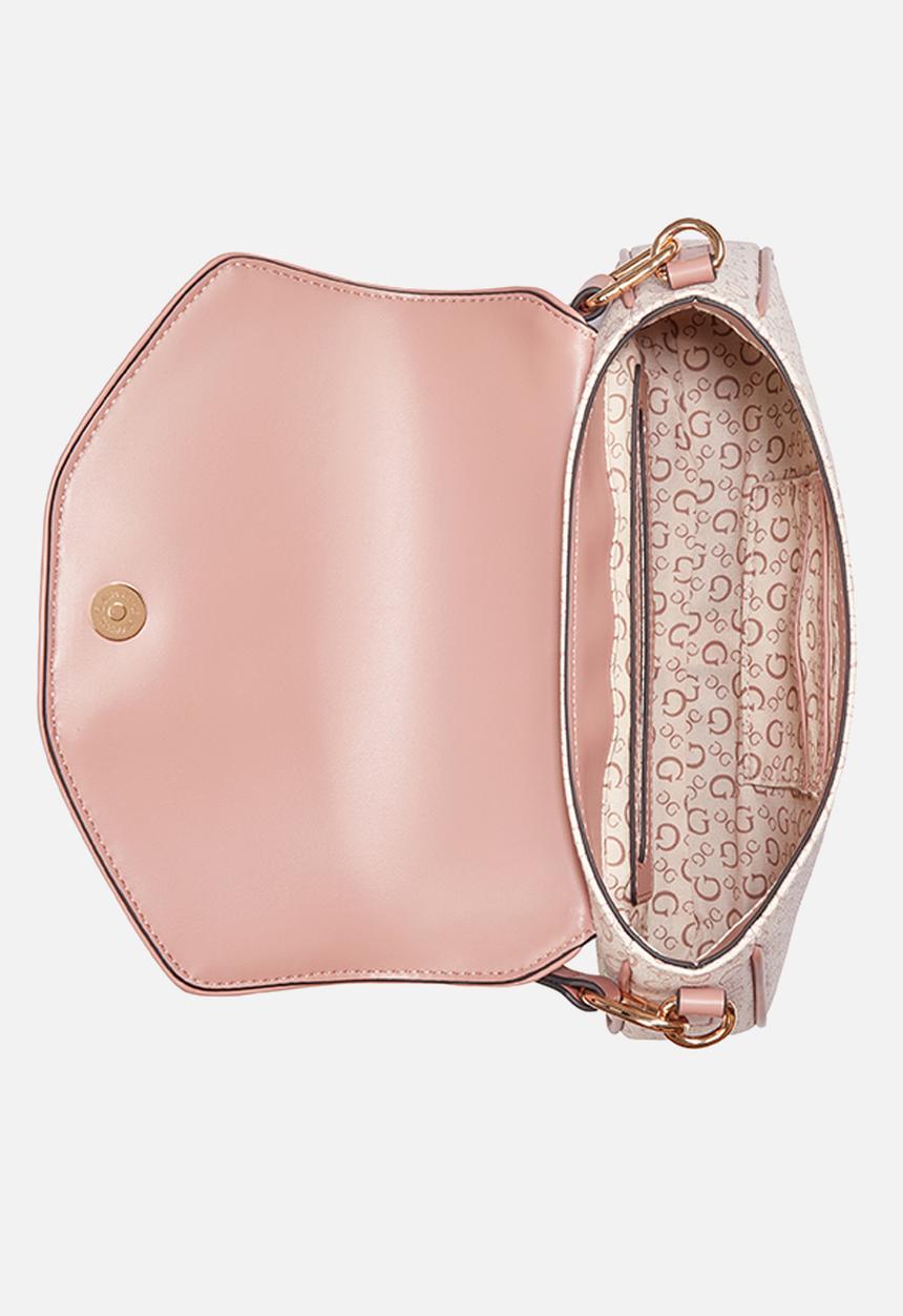 Erika Flap Crossbody Bag-Light Rose