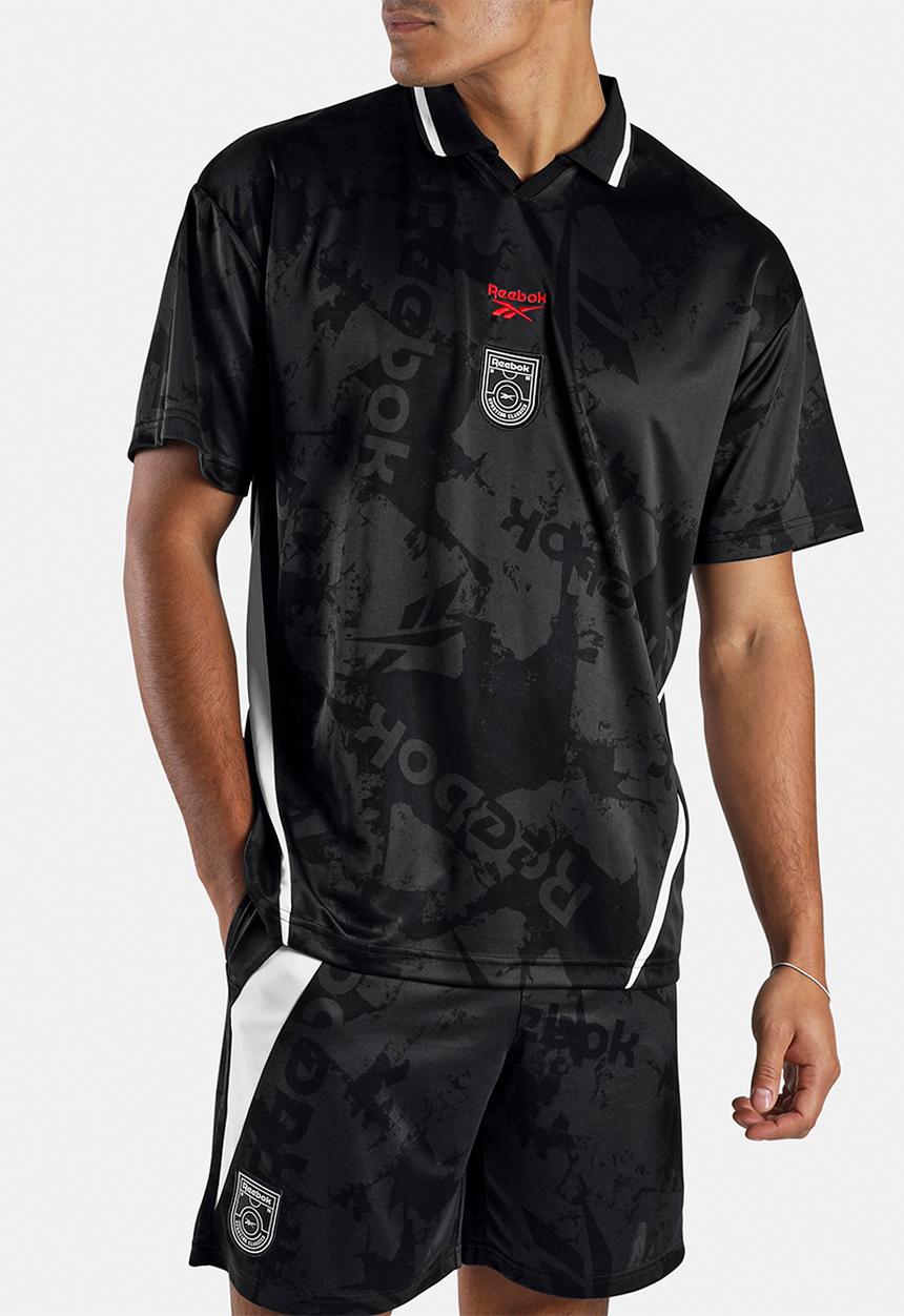 Reebok - STREET SPORT FOOTBALL JERSEY - BLACK/WHITE
