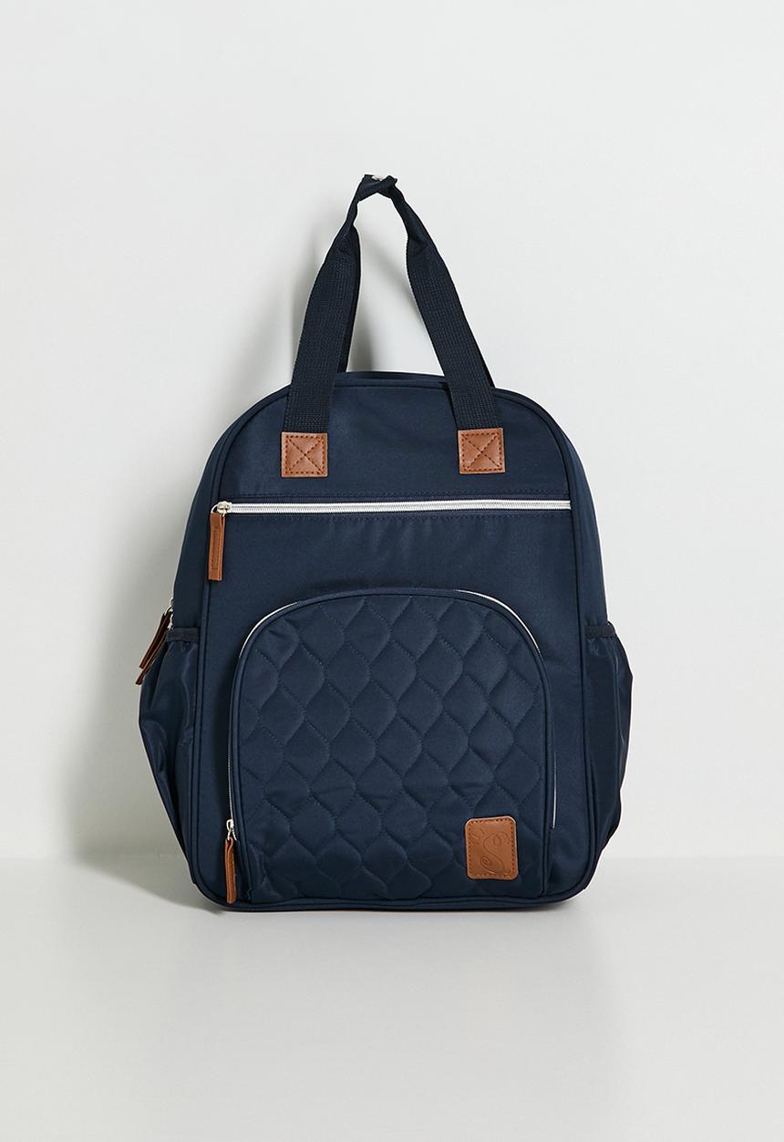 Character Group - Baby Nappy Bag Navy Squiggle - blue