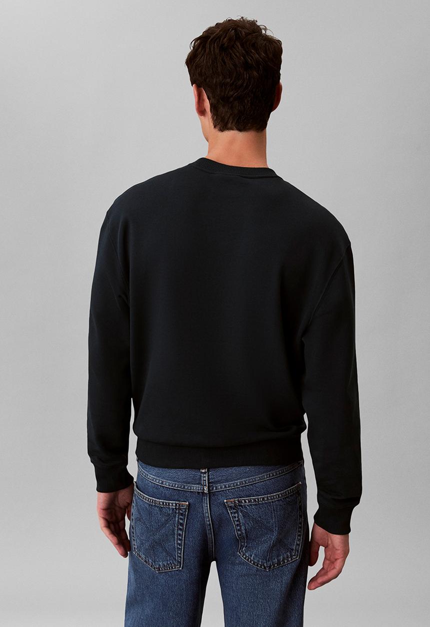 Calvin Klein - Ls 350Terry Eu Monogram Cn Swtshrt - Nurture Navy