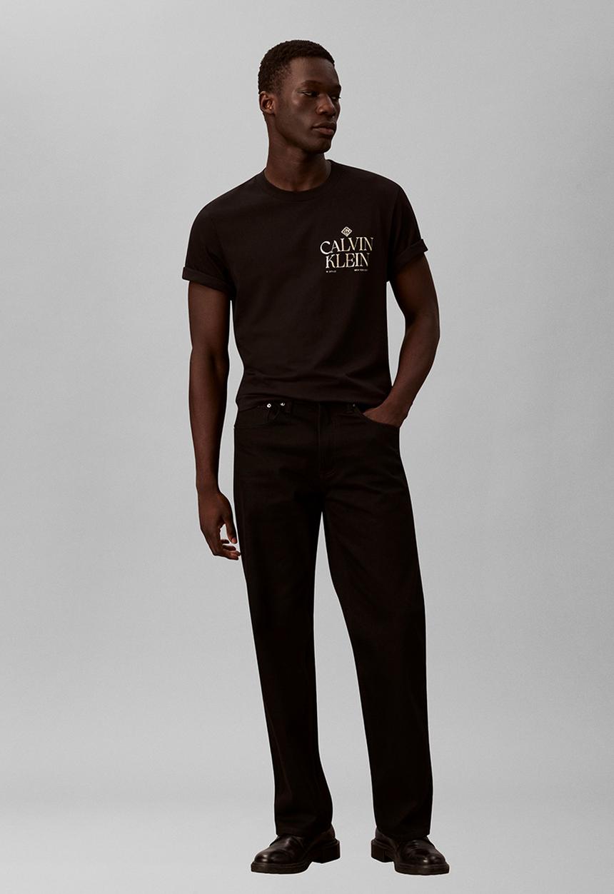 Calvin Klein - Ss 20S Calvin Roses Graphic Tee - Black