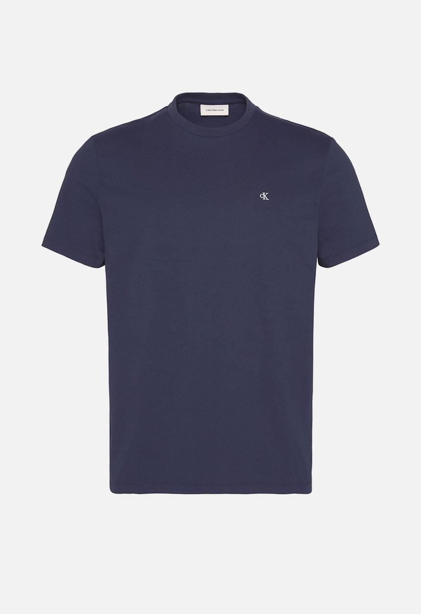 Calvin Klein - Ss Classic Monogram Tee - Maritime Blue