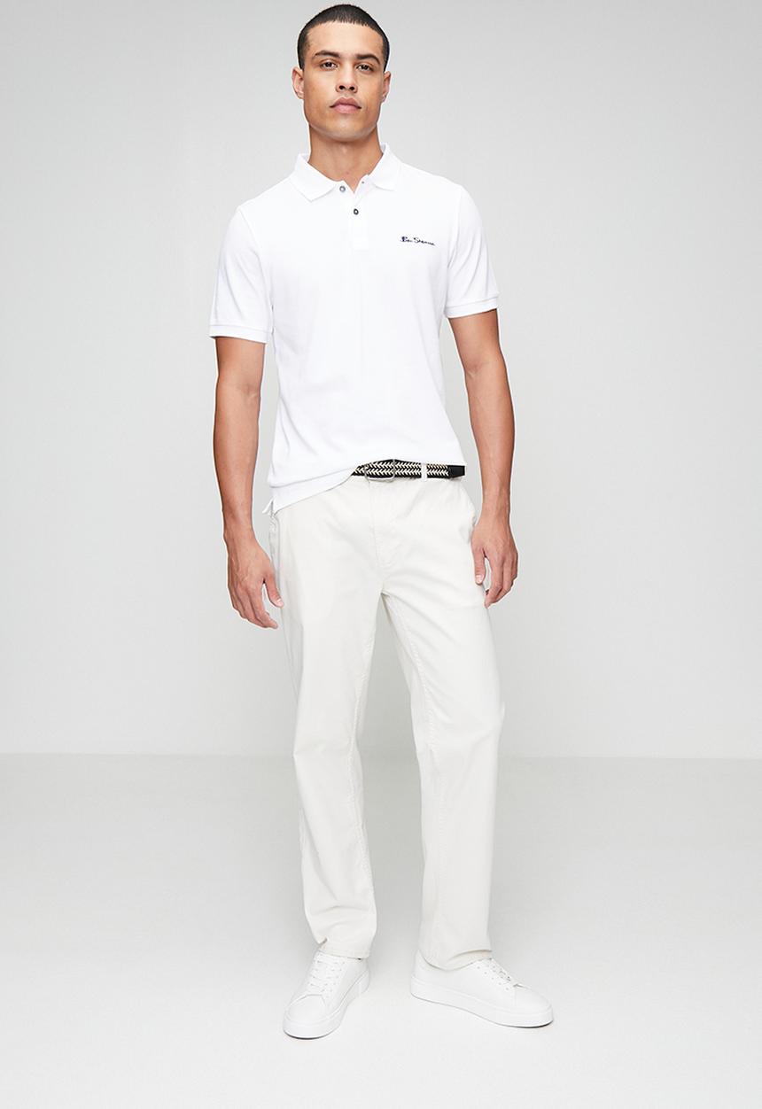 Ben Sherman - Ben Polo Short Sleeve  - White