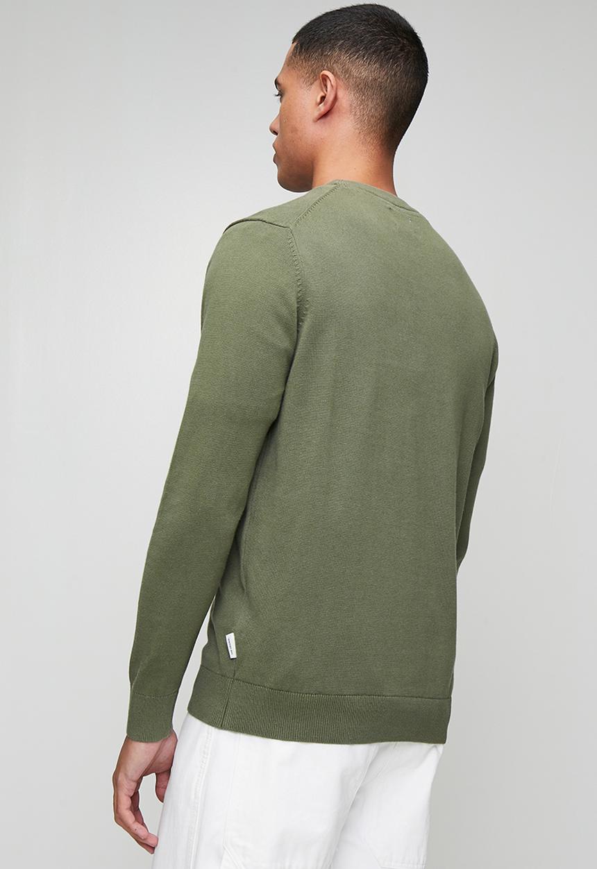 Ben Sherman - Crew Neck knit - Olive Night