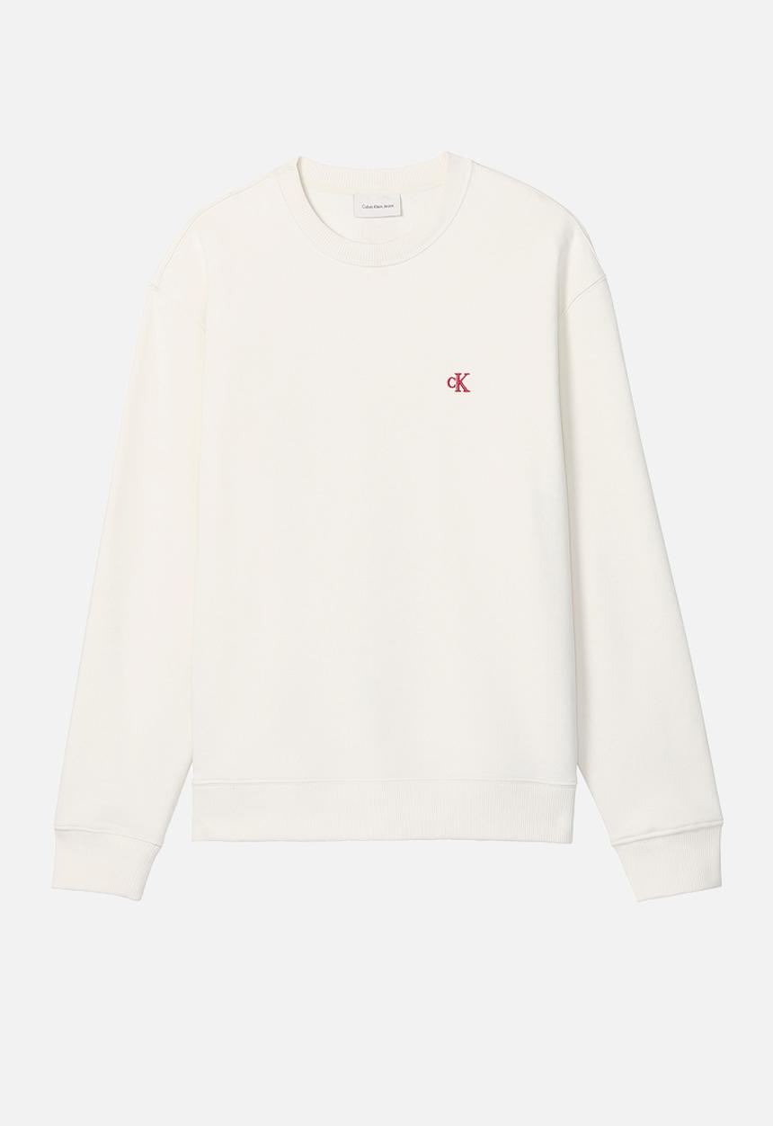 Calvin Klein - Ls 350Terry Eu Monogram Cn Swtshrt - Tofu