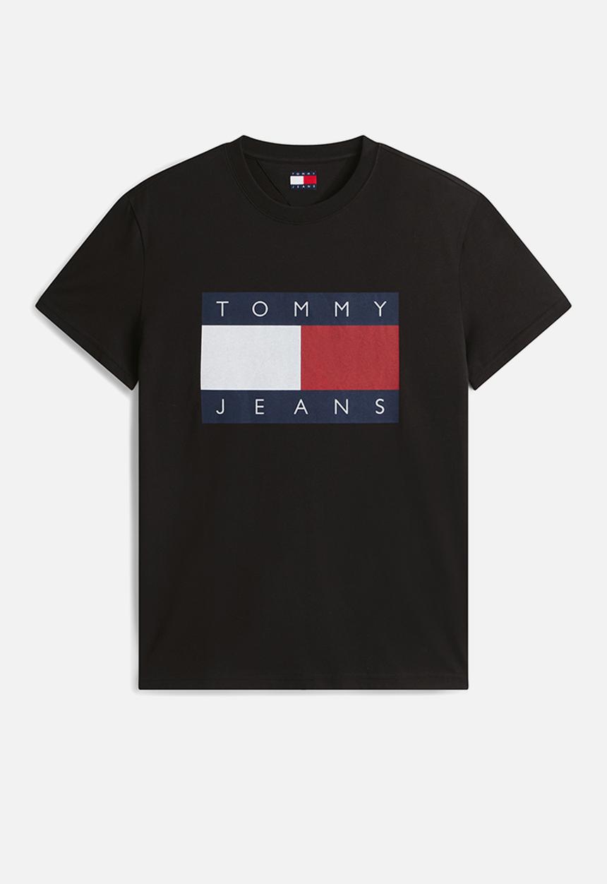 Tommy Hilfiger - Tjm Reg Big Flag Ss Tee Ext - Black