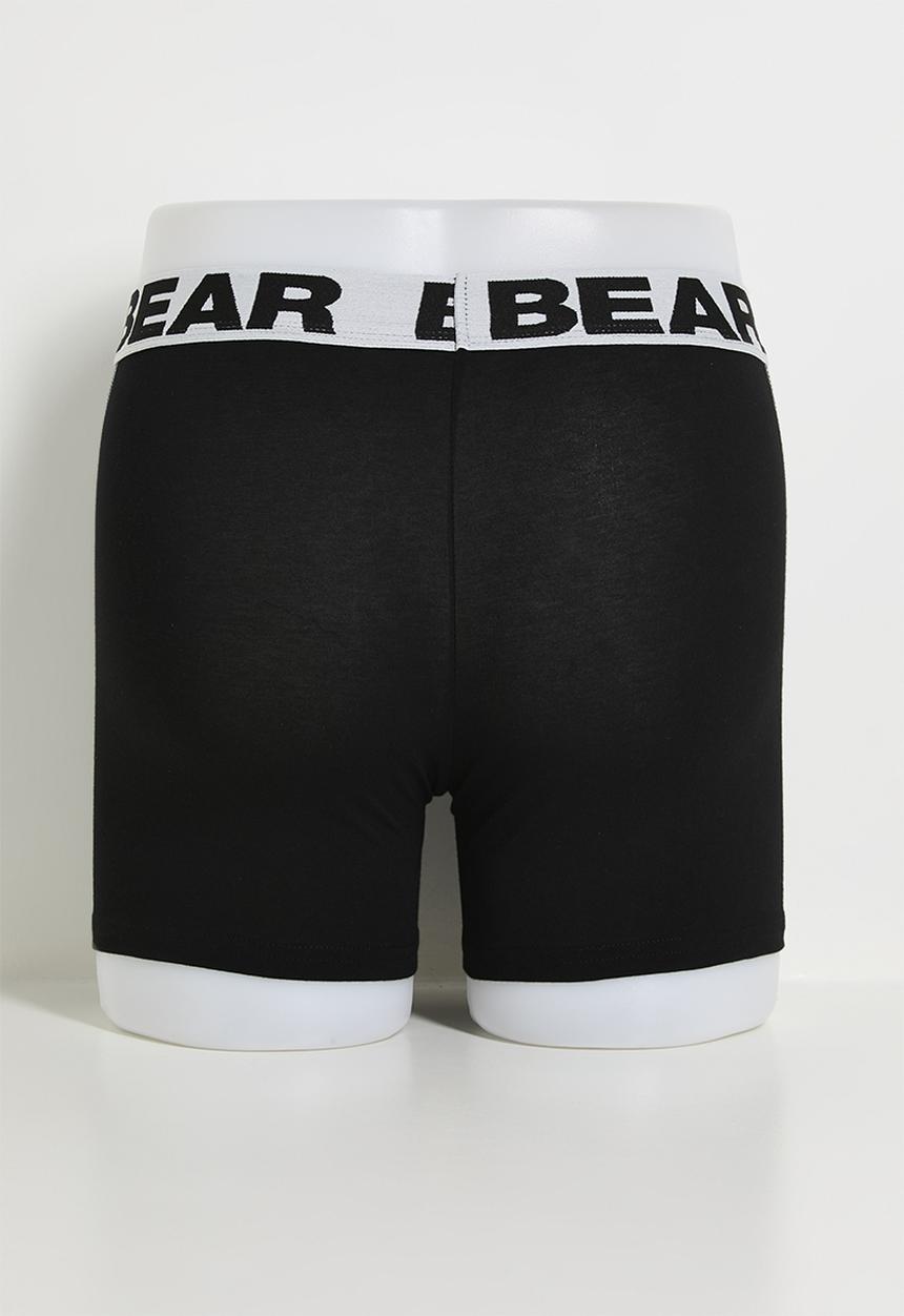 Bear - 3 Pack Bodyshort - Blue/Grey/Black