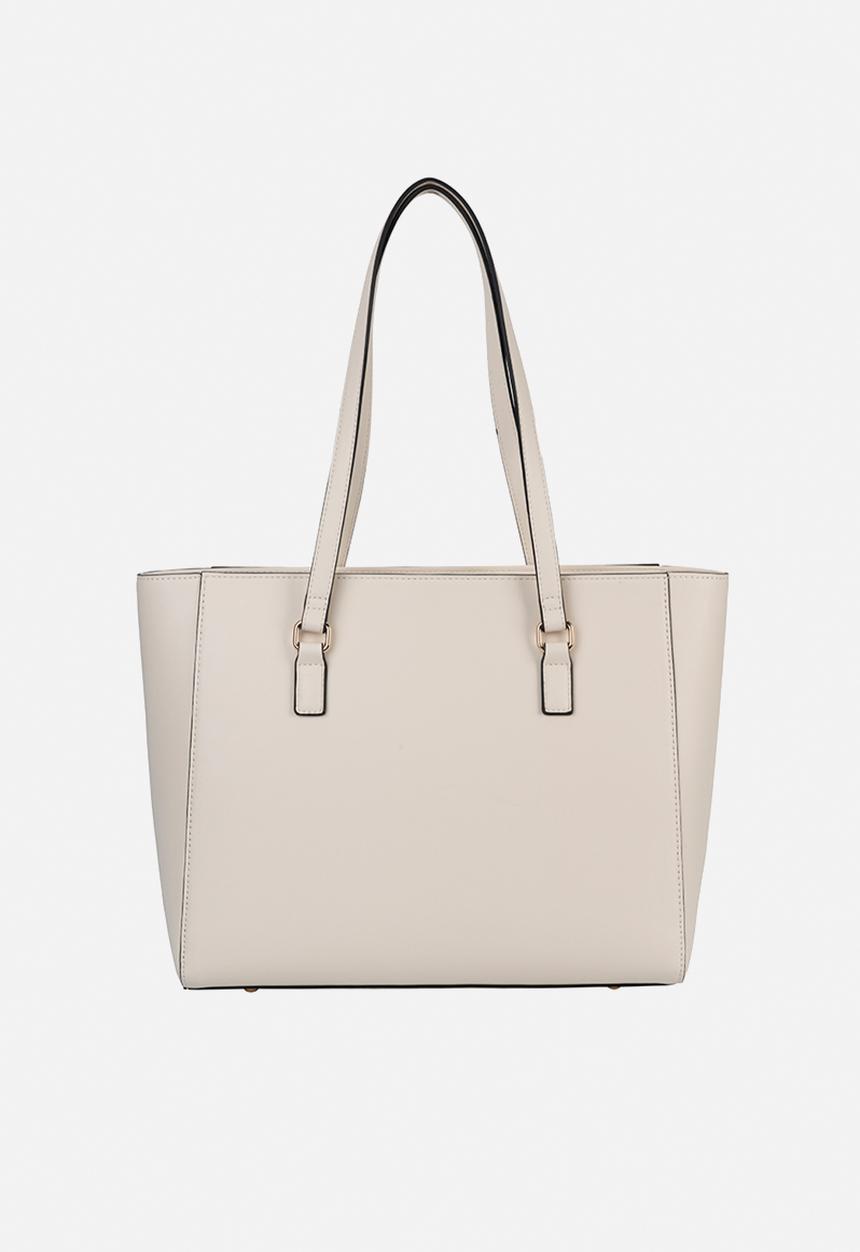 Elle - Embossed Tote - Off White