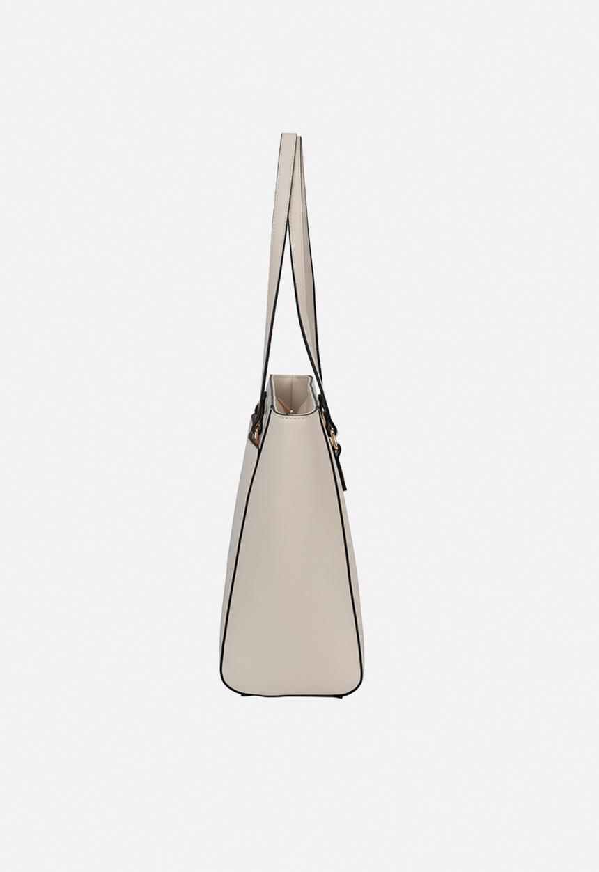 Elle - Embossed Tote - Off White