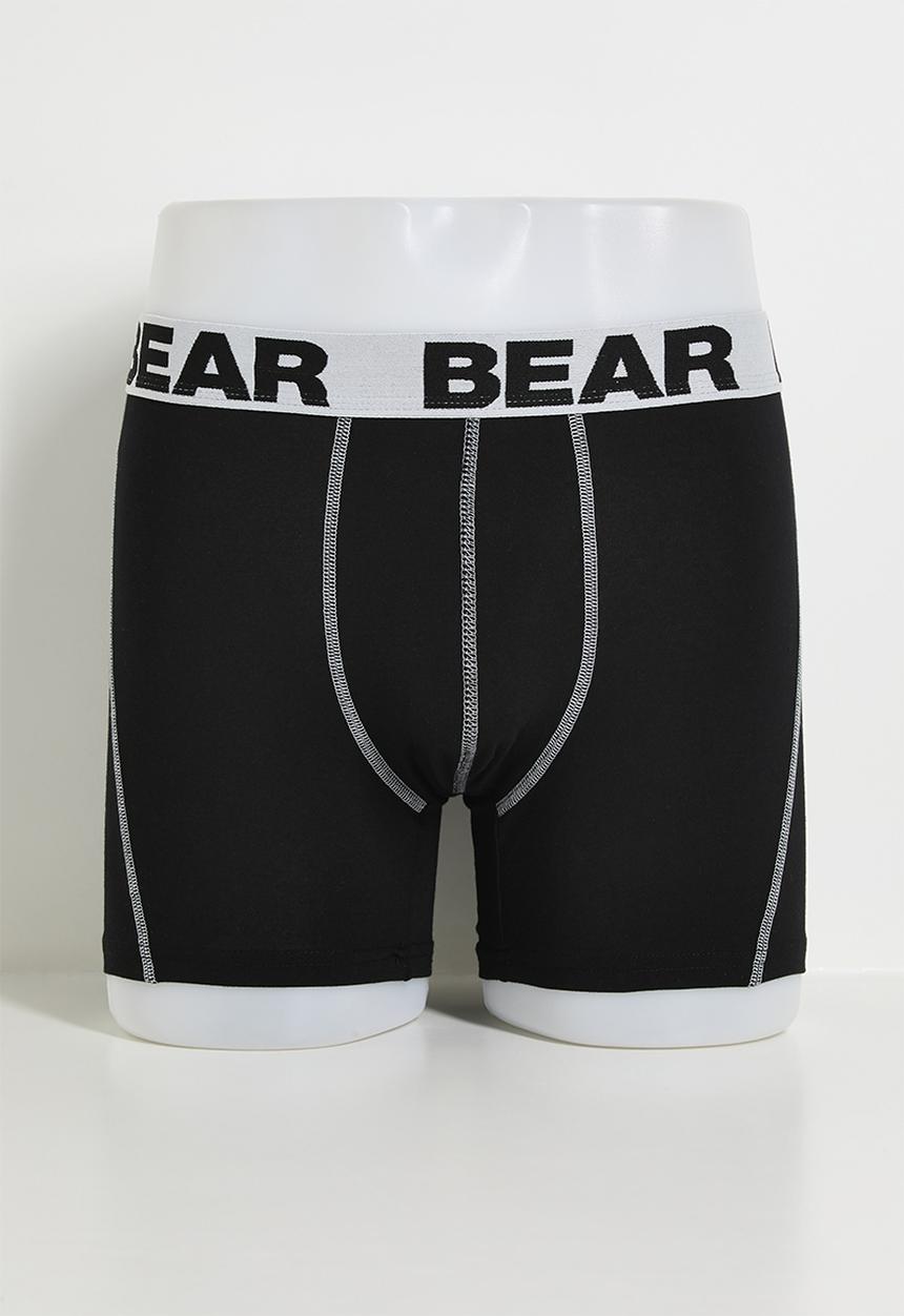 Bear - 3Pk Bodyshort - Black Multi